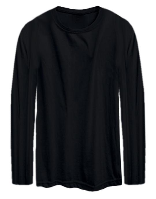 Full-sleeved T-shirt | Black Color | 100% Cotton Fabric